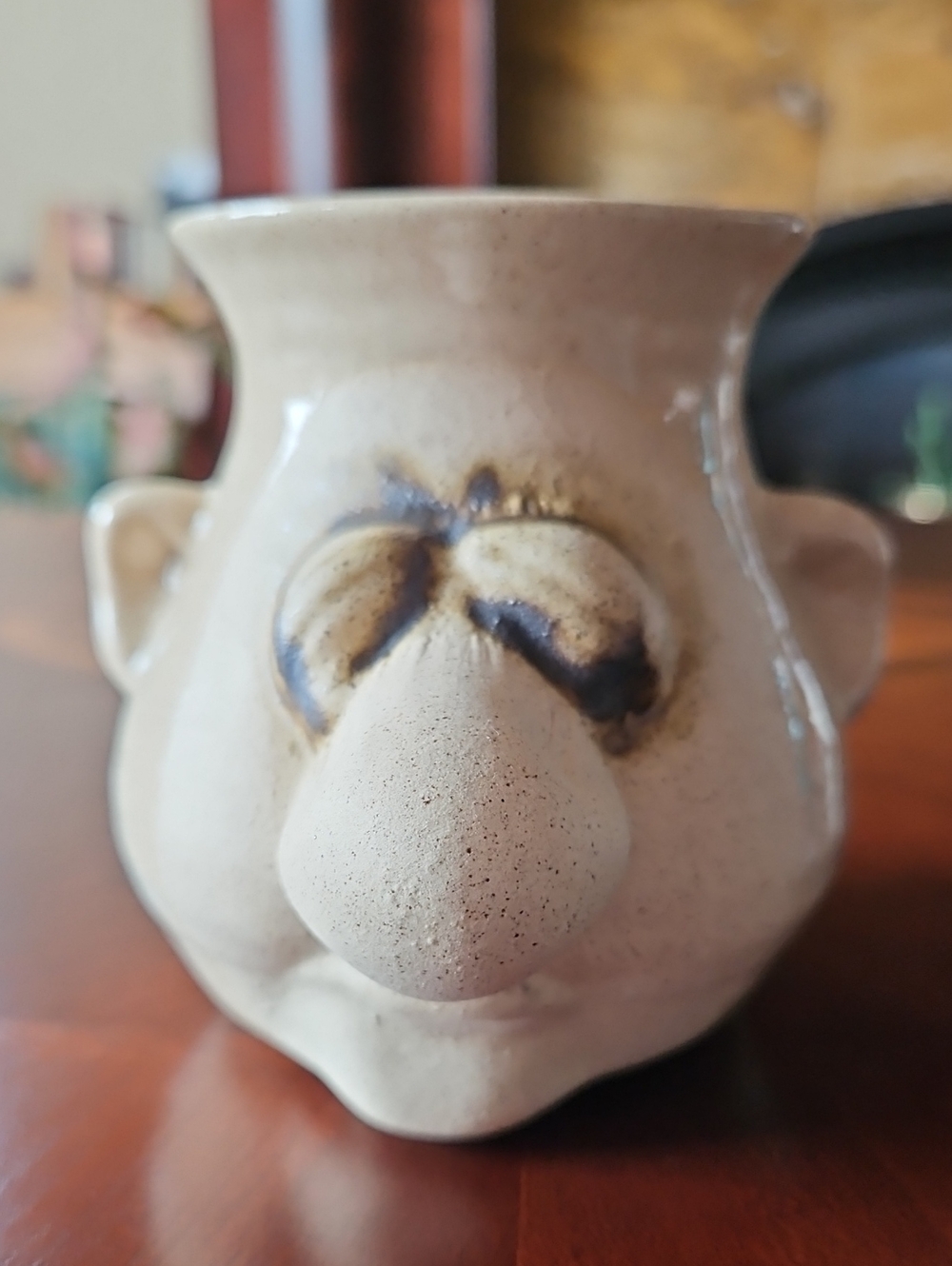 "It's Snot A Mug" or "Mr. Sniffles" Egg Separator Signed Peter Petrie Designs